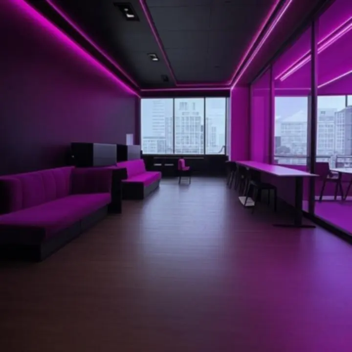 Modern ügynökségi belső tér